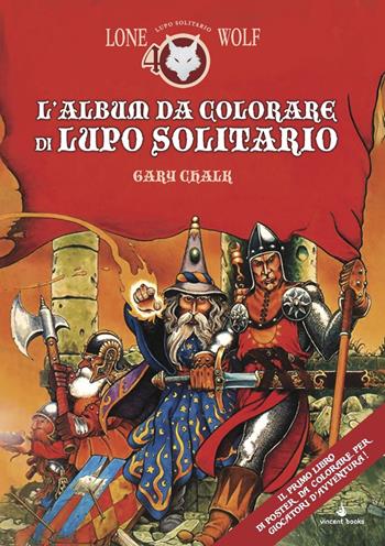 L'album da colorare di Lupo Solitario - Gary Chalk - Libro Raven 2025 | Libraccio.it