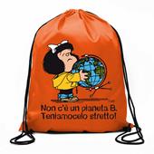 Borsa Smart bag Mafalda. Non c'&#232; un pianeta B. Teniamocelo stretto