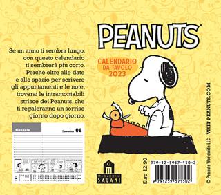Peanuts. Calendario da tavolo 2023 - Charles M. Schulz - Libro Magazzini Salani 2022 | Libraccio.it