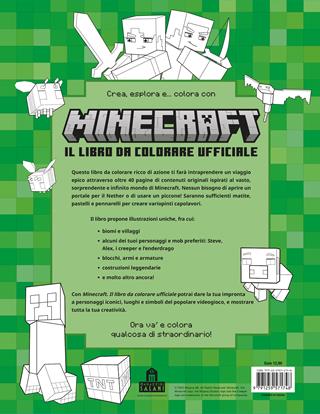 Minecraft. Il libro da colorare ufficiale  - Libro Magazzini Salani 2023, Libri colouring | Libraccio.it