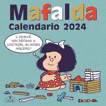 Mafalda. Calendario da parete 2024 - Quino - Libro Magazzini Salani 2023 | Libraccio.it
