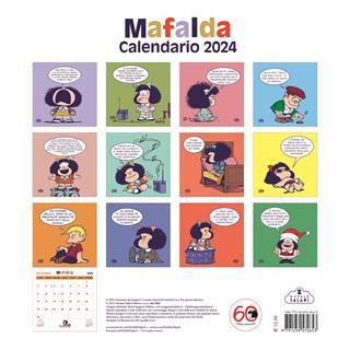 Mafalda. Calendario da parete 2024 - Quino - Libro Magazzini Salani 2023 | Libraccio.it