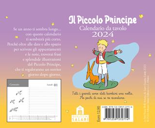 Il Piccolo Principe. Calendario da tavolo 2024 - Antoine de Saint-Exupéry - Libro Magazzini Salani 2023 | Libraccio.it