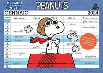 Peanuts. Calendario della famiglia 2024 - Charles M. Schulz - Libro Magazzini Salani 2023 | Libraccio.it