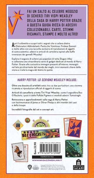 Harry Potter. Lo scrigno Weasley. Con gadgets  - Libro Magazzini Salani 2024, J.K. Rowling's wizarding world | Libraccio.it