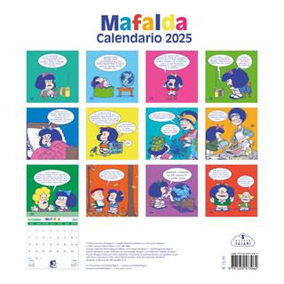 Mafalda. Calendario da parete 2025 - Quino - Libro Magazzini Salani 2024 | Libraccio.it