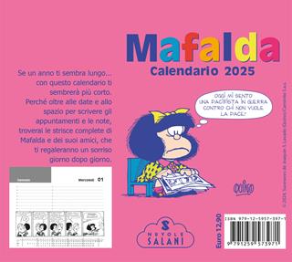Mafalda. Calendario da tavolo 2025 - Quino - Libro Magazzini Salani 2024 | Libraccio.it