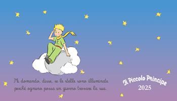 Il piccolo principe. Agenda orizzontale 2025 - Antoine de Saint-Exupéry - Libro Magazzini Salani 2024 | Libraccio.it