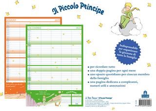 Il Piccolo Principe. Calendario della famiglia 2025 - Antoine de Saint-Exupéry - Libro Magazzini Salani 2024 | Libraccio.it