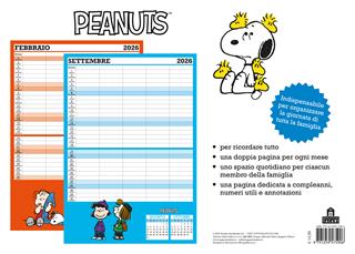 Peanuts. Calendario da parete 2026 - Charles M. Schulz - Libro Magazzini Salani 2025 | Libraccio.it