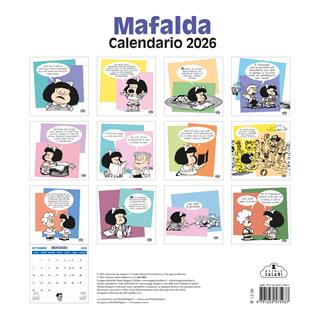 Mafalda. Calendario da parete 2026 - Quino - Libro Magazzini Salani 2025 | Libraccio.it