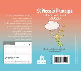 Il Piccolo Principe. Calendario da tavolo 2026 - Antoine de Saint-Exupéry - Libro Magazzini Salani 2025 | Libraccio.it