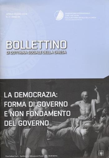 Bollettino di dottrina sociale della Chiesa (2024). Vol. 2  - Libro Cantagalli 2025 | Libraccio.it