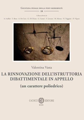 La rinnovazione dell’istruttoria dibattimentale in appello (un carattere poliedrico) - Valentina Vasta - Libro Cacucci 2025, Giustizia penale della post-modernità | Libraccio.it