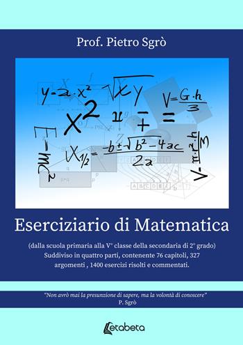 Eserciziario di matematica - Pietro Sgrò - Libro EBS Print 2021 | Libraccio.it
