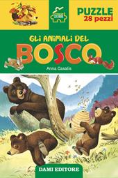 Gli animali del bosco. Storie da costruire. Ediz. a colori. Con puzzle 28 pezzi