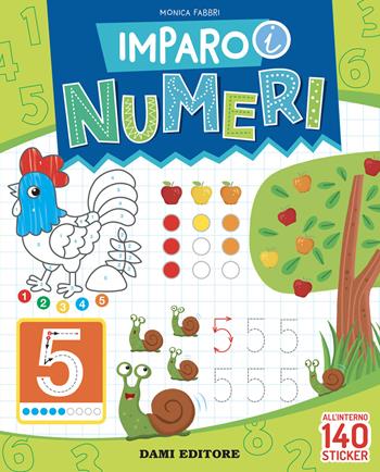 Imparo i numeri. Con adesivi. Ediz. a colori - Monica Fabbri - Libro Dami Editore 2024, Gioca e impara | Libraccio.it