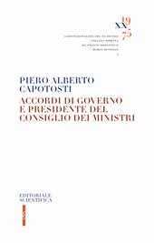 Accordi di governo e Presidente del Consiglio dei Ministri