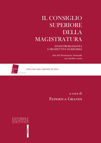 Il Consiglio Superiore della Magistratura. Snodi problematici e prospettive di riforma. Atti del Seminario Annuale 23 ottobre 2020  - Libro Editoriale Scientifica 2021, Gruppo di Pisa | Libraccio.it
