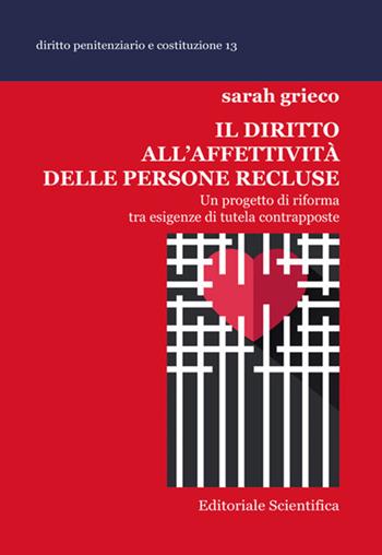 Il diritto all'affettività delle persone recluse. Un progetto di riforma tra esigenze di tutela contrapposte - Sarah Grieco - Libro Editoriale Scientifica 2022, Diritto penitenziario e costituzione | Libraccio.it