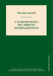 L'acquiescenza nel diritto internazionale