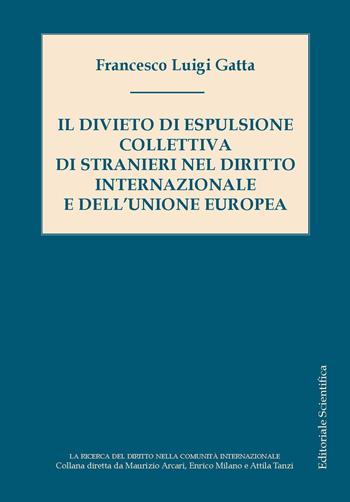 Il divieto di espulsione collettiva di stranieri nel diritto internazionale e dell'Unione europea - Francesco Luigi Gatta - Libro Editoriale Scientifica 2023, La ricerca del diritto nella comunità internazionale | Libraccio.it