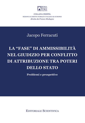 La «fase» di ammissibilità nel giudizio per conflitto di attribuzione tra poteri dello Stato. Problemi e prospettive - Jacopo Ferracuti - Libro Editoriale Scientifica 2023, Crispel. Sezione di diritto pubblico italiano ed europeo | Libraccio.it