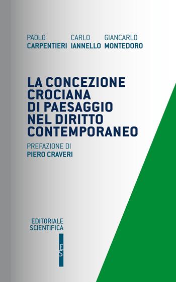 La concezione crociana di paesaggio nel diritto contemporaneo - Paolo Carpentieri, Carlo Iannello, Giancarlo Montedoro - Libro Editoriale Scientifica 2023, Questioni contemporanee | Libraccio.it