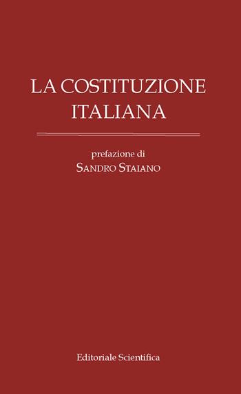 La Costituzione italiana  - Libro Editoriale Scientifica 2023, Fuori collana | Libraccio.it