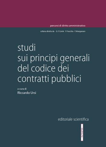 Studi sui principi generali del Codice dei contratti pubblici  - Libro Editoriale Scientifica 2024, Percorsi di diritto amministrativo | Libraccio.it