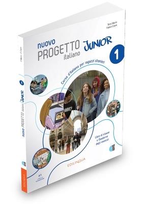 Nuovo progetto italiano. Junior 1. Libro di classe e quaderno degli esercizi. Corso d'italiano per ragazzi stranieri. Livello elementare (A1) - Telis Marin, Fabio Caon - Libro Edizioni Edilingua 2022 | Libraccio.it