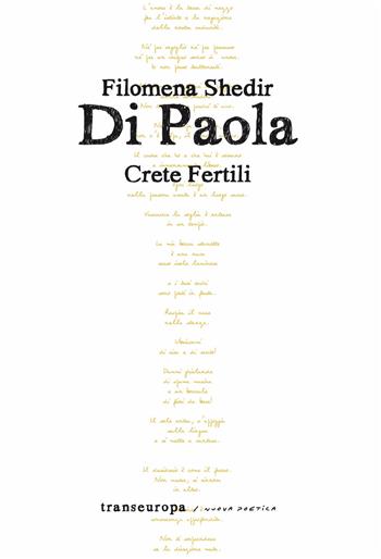 Crete fertili - Filomena Shedir Di Paola - Libro Transeuropa 2025, Nuova poetica | Libraccio.it