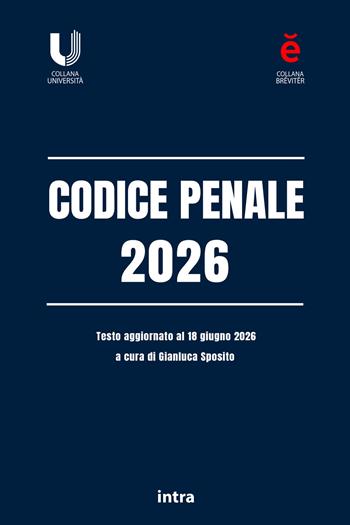Codice penale  - Libro Intra 2026, Breviter | Libraccio.it