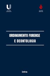Ordinamento forense e deontologia