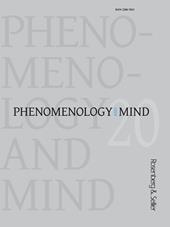 Phenomenology and mind (2021). Vol. 20: Digital Identities, Digital Ways of Living: Philosophical Analyses