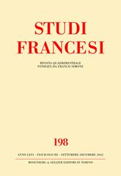 Studi francesi. Vol. 198