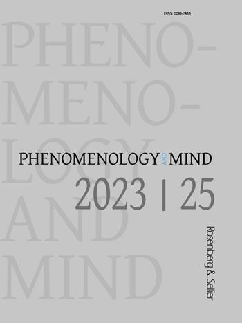 Phenomenology and mind (2023). Vol. 25  - Libro Rosenberg & Sellier 2024 | Libraccio.it