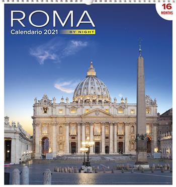 Calendario Grande Roma Notte San Pietro  - Libro Editrice Bella Immagine 2020 | Libraccio.it