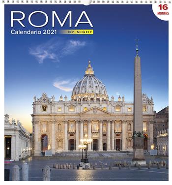 Calendario Medio Roma Notte San Pietro  - Libro Editrice Bella Immagine 2020 | Libraccio.it