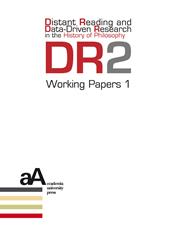 DR2 Working Papers. Vol. 1