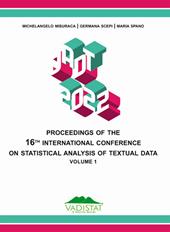 Proceedings of the 16th International Conference on statistical analysis of textual data. Vol. 1