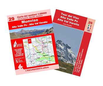 Monviso. Alta Valle Po. Alta Val Varaita. Con cartina 1:25000 - Luca Zavatta - Libro L'Escursionista 2023 | Libraccio.it