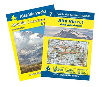 Alta via della Valle d'Aosta. Ediz. multilingue. Con carta 1:25.000. Vol. 1 - Luca Zavatta - Libro L'Escursionista 2023, Alte vie | Libraccio.it
