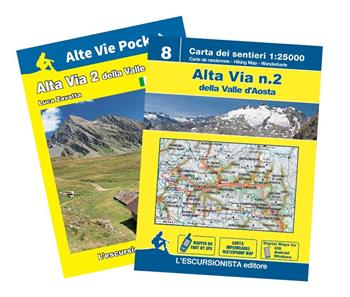 Alta via della Valle d'Aosta. Nuova ediz. Con carta 1:25.000. Vol. 2 - Luca Zavatta - Libro L'Escursionista 2023, Alte vie | Libraccio.it