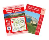 Monte Carpegna Sasso Di Simone. Carta dei sentieri 1:25000. Con guida escursionistica. Con Carta geografica ripiegata