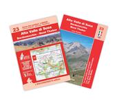 Alta Valle di Susa Bardonecchi Mont Thabor. Carta dei sentieri 1:25000 con guida alle più belle escursioni. Con Carta geografica ripiegata