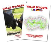 Valle D'Aosta. Guida turistica con carta stradale 1:100.000. Con Carta geografica ripiegata