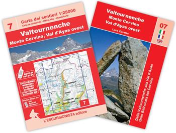 Valtournenche, Monte Cervino, Val D'Ayas Ovest. Carta Dei Sentieri 1:25000. Dalla Valtournenche alla Val d'Ayas, Gran Balconata del Cervino. Ediz. illustrata. Con Carta geografica ripiegata - Luca Zavatta - Libro L'Escursionista 2026, Trekking week-end | Libraccio.it