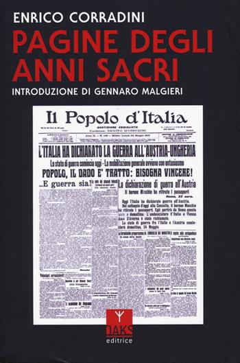 Pagine degli anni sacri - Enrico Corradini - Libro Oaks Editrice 2024, Vette | Libraccio.it