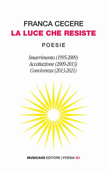 La luce che resiste: Smarrimento (1995-2009)-Accettazione (2009-2013)-Convivenza (2013-2021) - Franca Cecere - Libro Musicaos 2021, Poesia | Libraccio.it